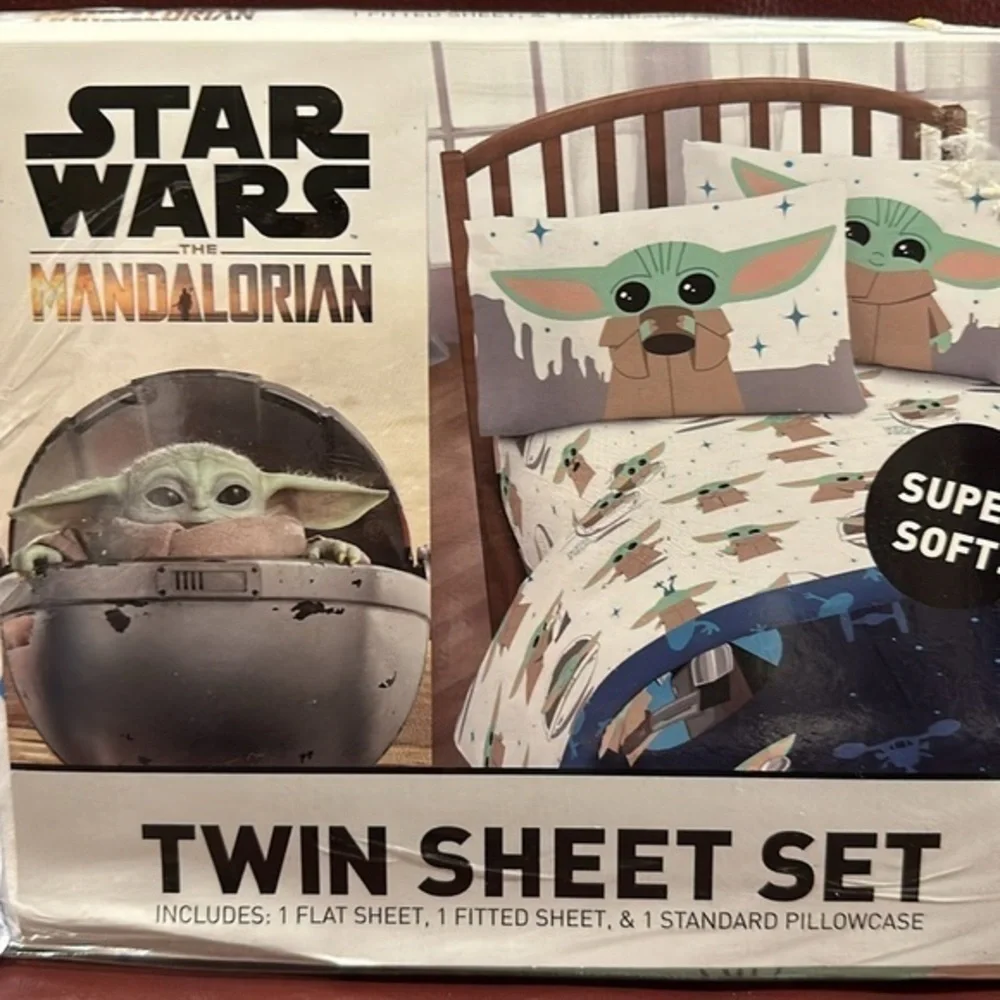 Star Wars Mandalorian Twin 3-Piece Sheets Set